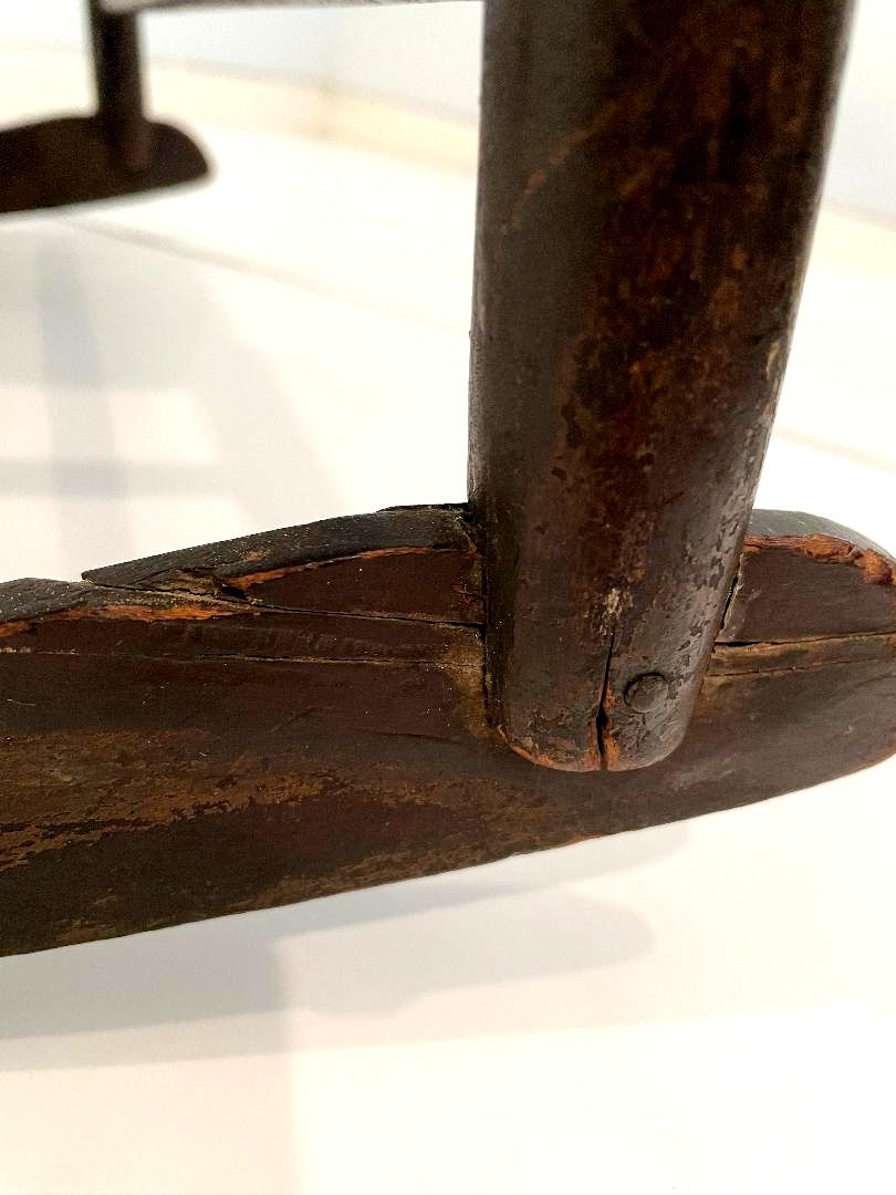 Thumbnail: Mount Lebanon Shaker No. 7 Ladder Back Rocking Chair in Black Paint