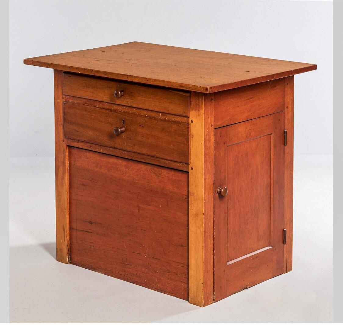 Shaker Sewing Cabinet with Recessed Panel Door