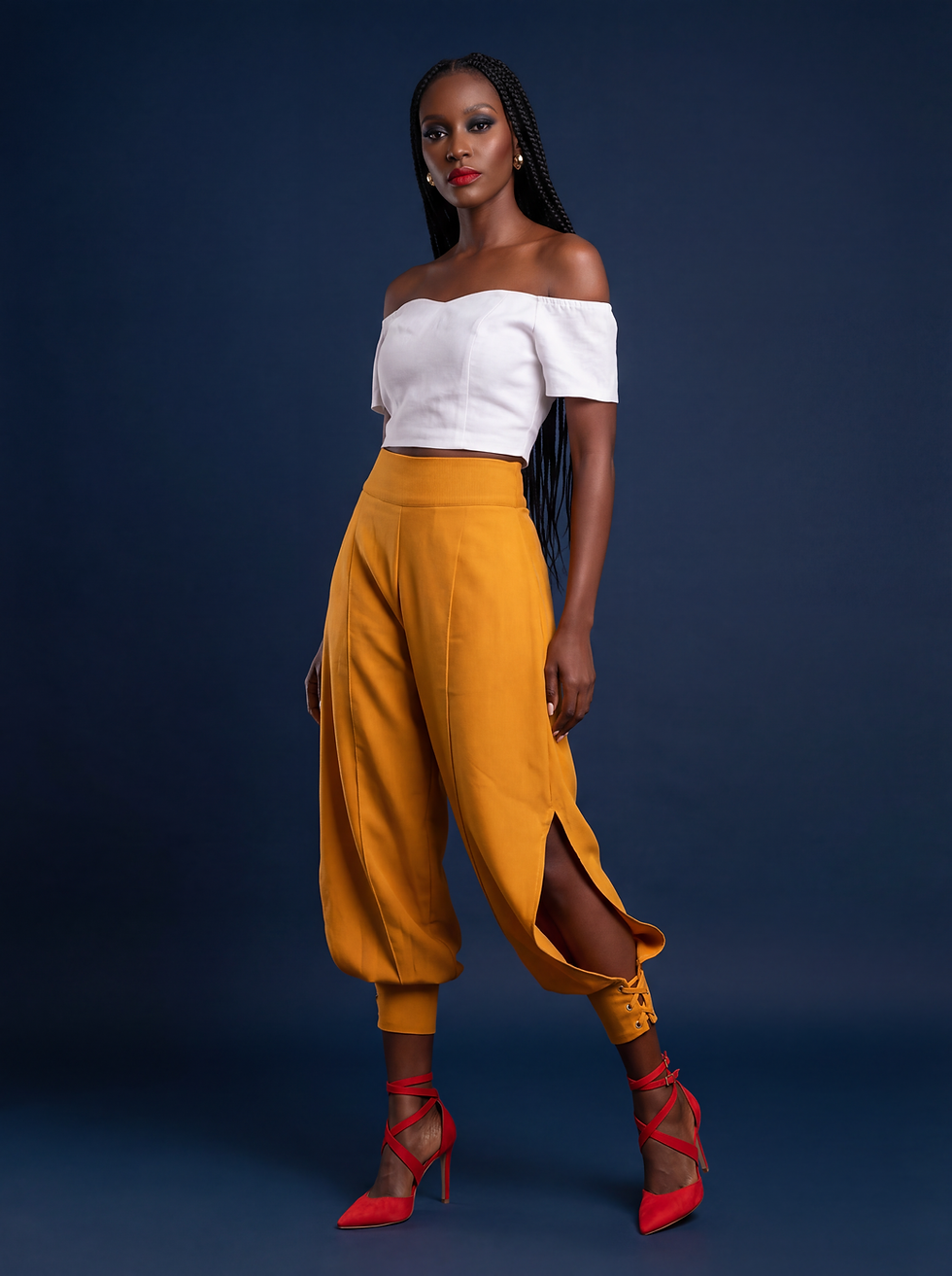 Thumbnail: Gazelle Open-Side Harem Pant