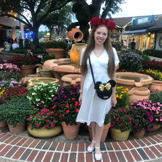 Night at Disney Springs- Minnie Mosue Style