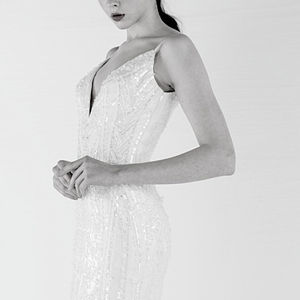 #高級手工珠蕾絲 #蕾絲外套 #墜度極佳 #蕾絲魚尾