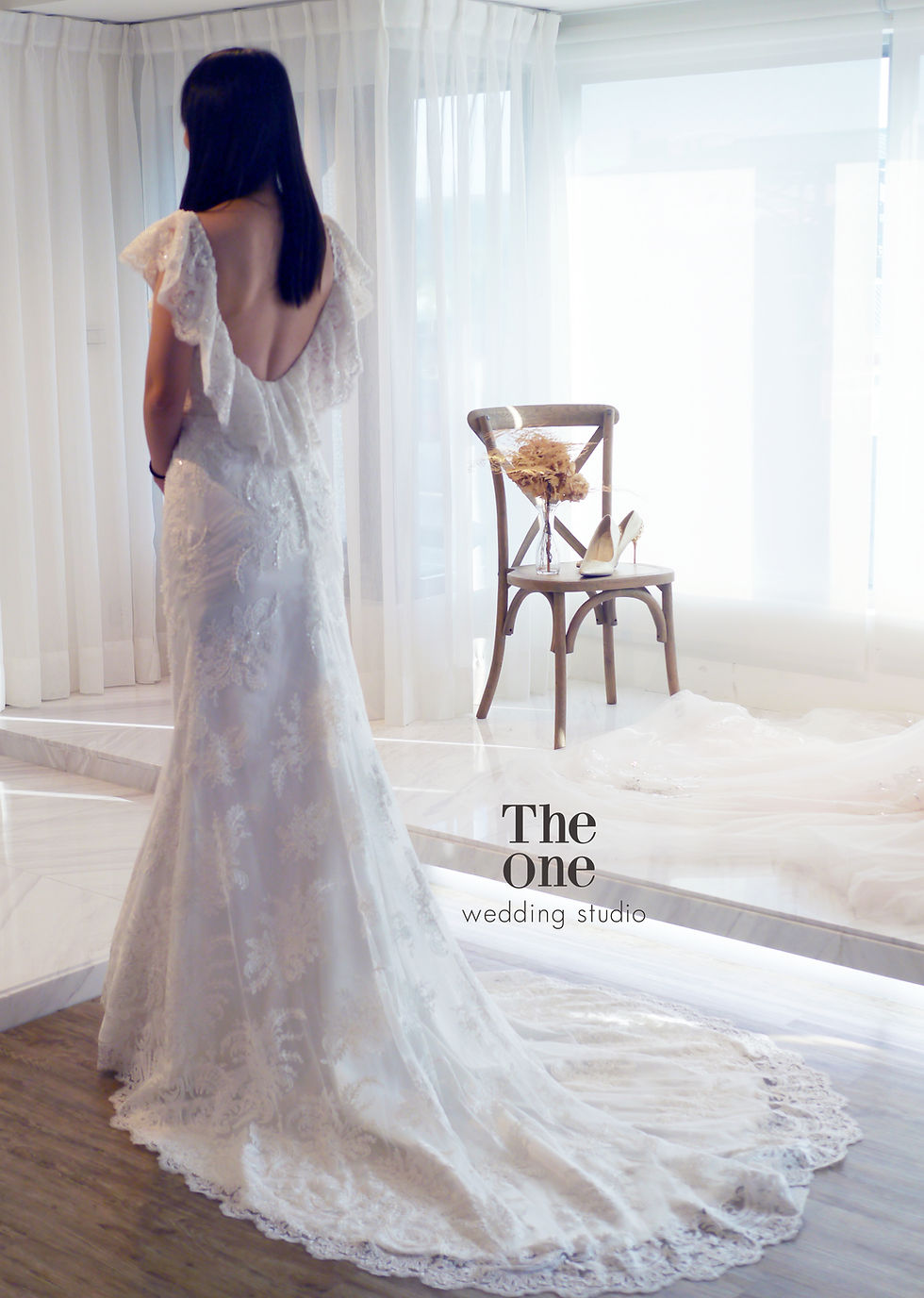 #經典車骨蕾絲 #英式優雅款 #魚尾 