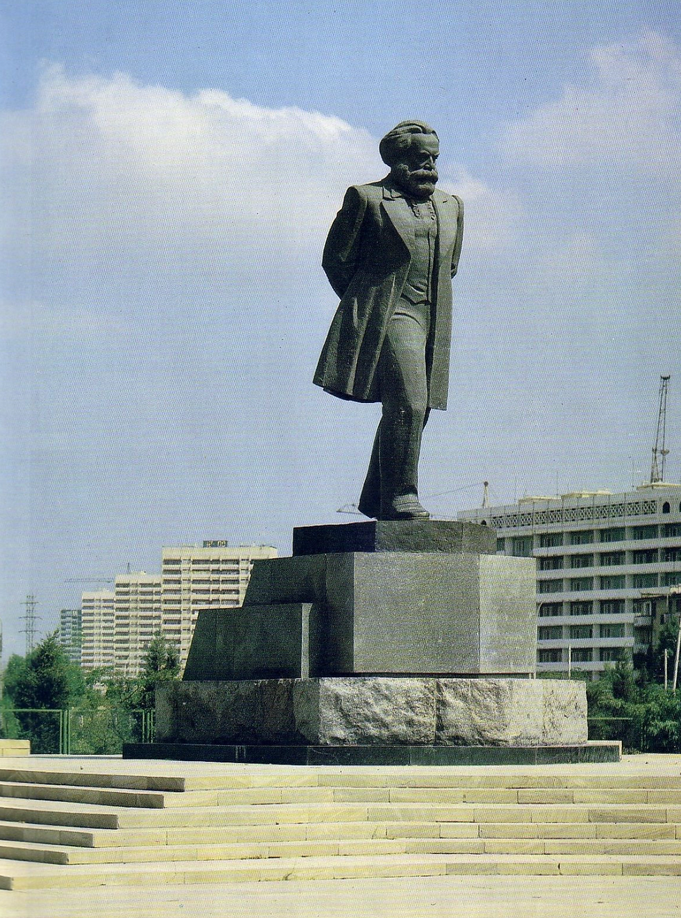 Statue of Karl Marx in Baku, Azerbaijan