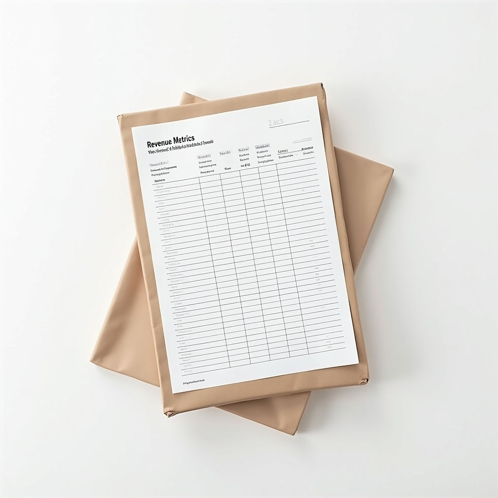 Revenue Metrics Spreadsheet