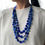 Thumbnail: Sangkea 3 String Necklace in Bunting Blue