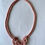 Thumbnail: Cambodian Knotted Silk Thread Necklace in Tuscan Tile
