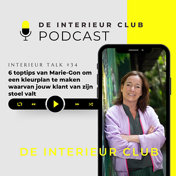 De Interieur Club podcast #34 met kleurenexpert Marie-Gon 