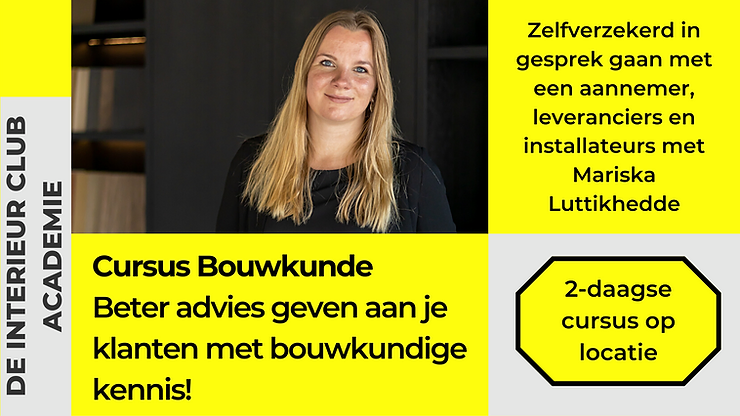 Cursus bouwkunde van Mariska Luttikhedde: alles over de veelgebruikte bouwtermen