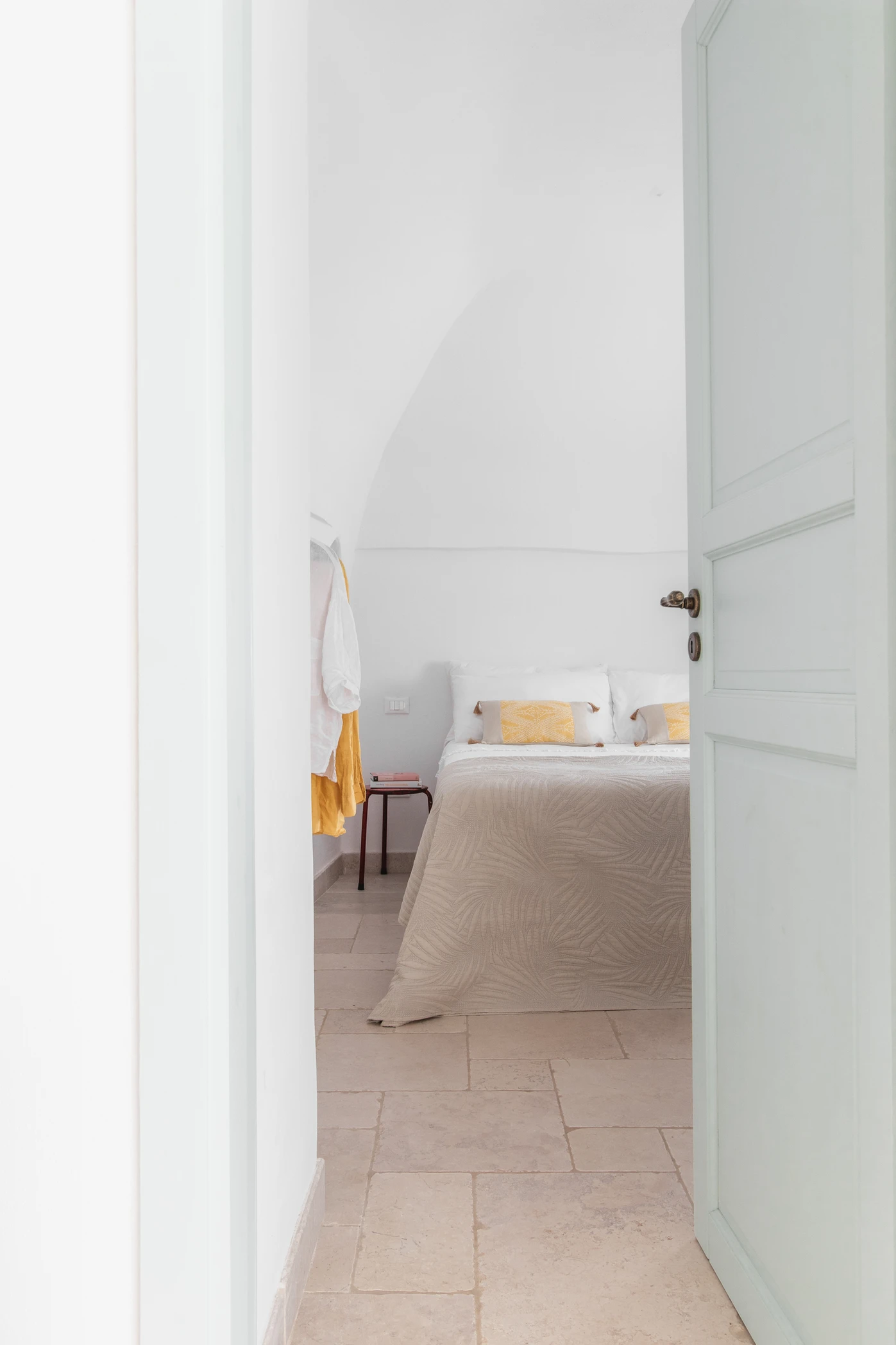 Interieurfoto van slaapkamer