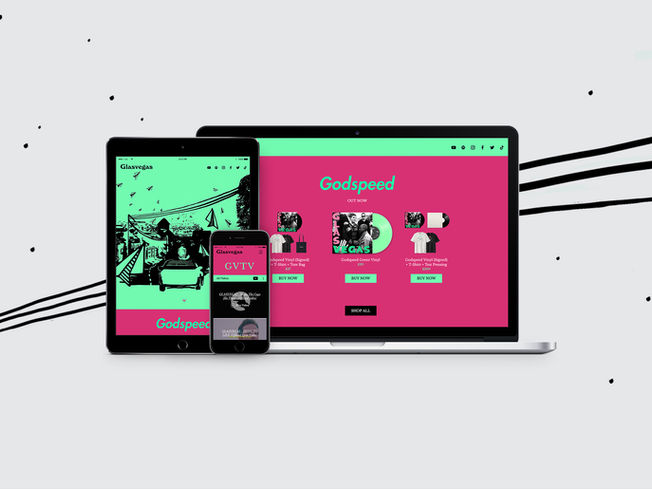 Glasvegas are James Allan (vocals), Rab Allan (lead guitar) and Paul Donoghue (bass guitar).
One of the most successful Scottish musical exports in recent times, known for their unique sound and powerful lyrical content, they are a band that have never compromised; never conformed; commanding respect from their peers and critics alike and enjoy a fiercely loyal worldwide fan base.