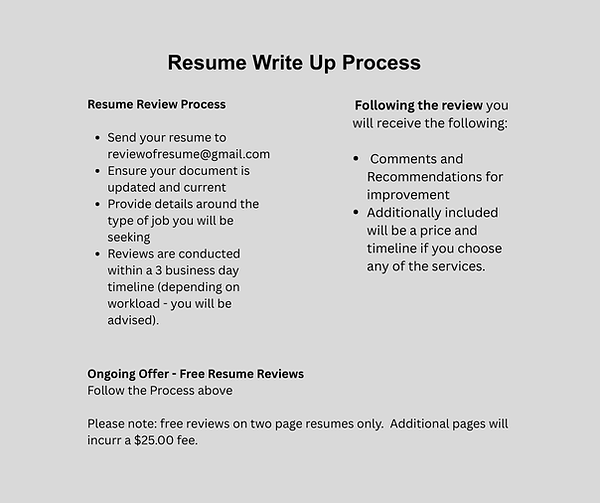 A professional resume writer with over 10 years of experience helping clients secure new jobs”.