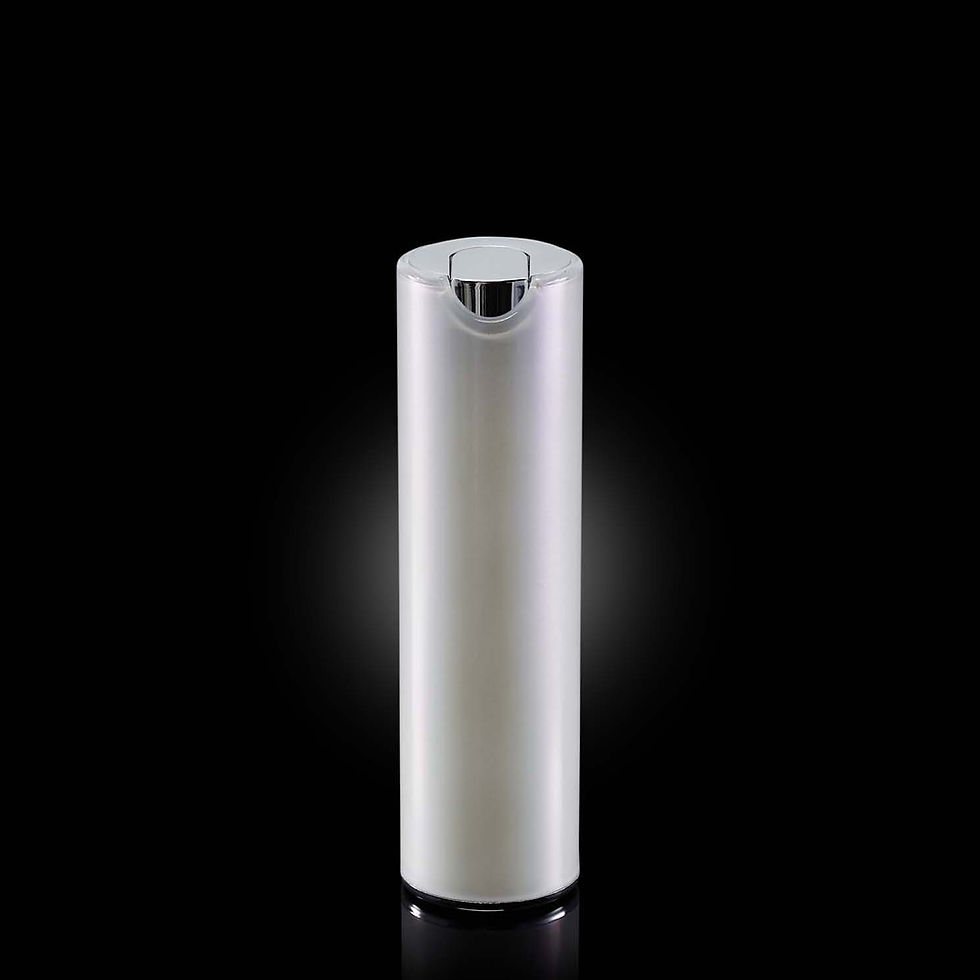 Thumbnail: back view 120ml Double Wall Airless Pump Bottle – PP Material Skincare Container