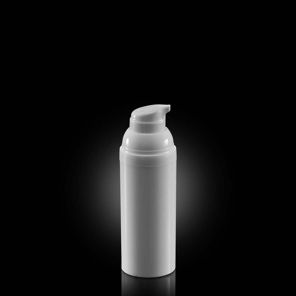 Thumbnail: side view 50ml Airless Pump Bottle PP Material Skincare Containers