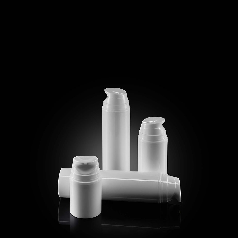 Thumbnail: group of 4 sizes Airless Pump Bottle PP Material Skincare Containers