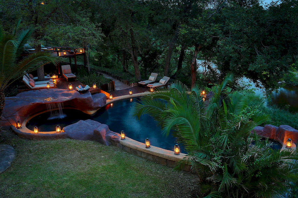 Pool by night