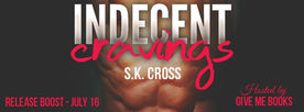 ♥♥♥ #ReleaseBoost ♥♥♥
Indecent Cravings: Part One by S.K. Cross