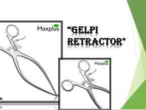 Max Plus Gelpi Retractor: A high-quality surgical instrument designed for effective tissue retraction during procedures
