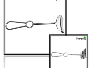 A high-quality stainless steel surgical Morris Abdominal retractor by Max Plus, designed for precision in medical procedures.