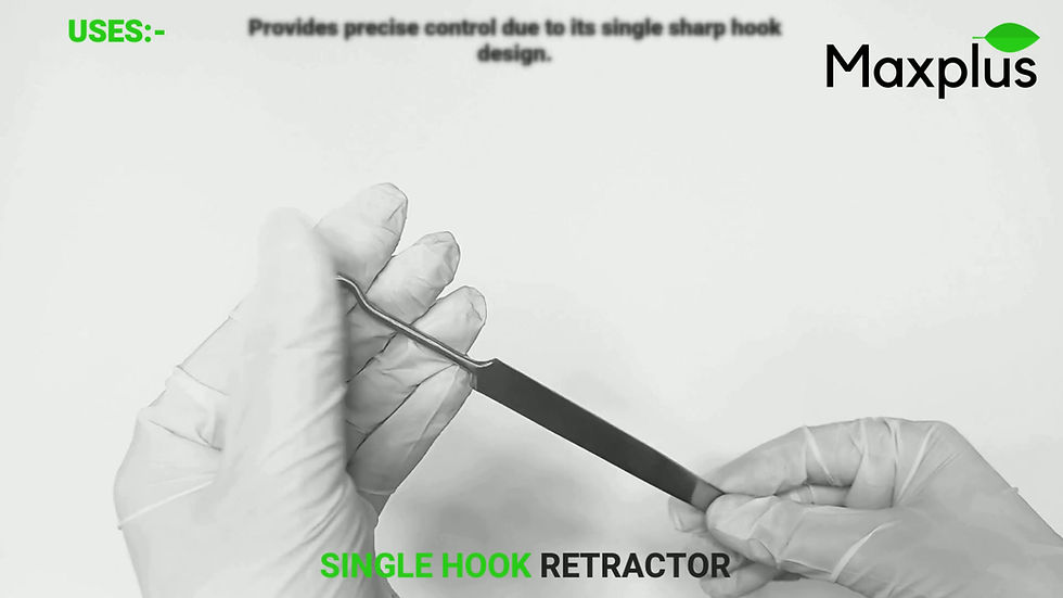 Miniature : Single Hook Retractor