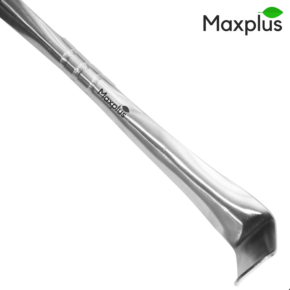 Max Plus high-quality, stainless steel crowbar with an ergonomic design, ideal for effective and effortless leverage in various tasks.