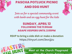 Pascha Potluck Picnic