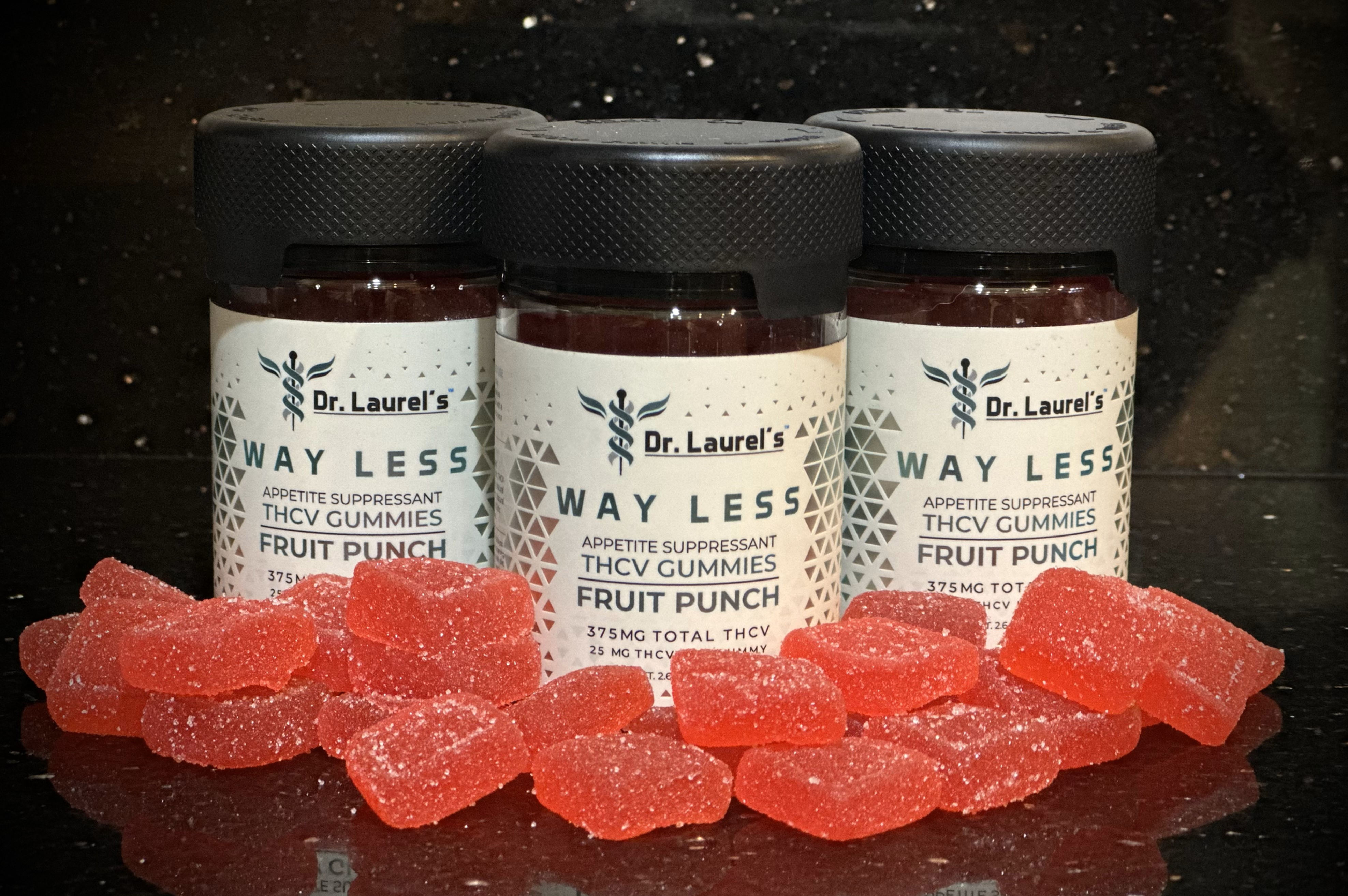 Dr Laurel's WayLess™  THCV Gummies (Small Jar) - Bundle of 3