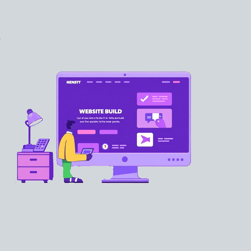 new website build - AI cartoon