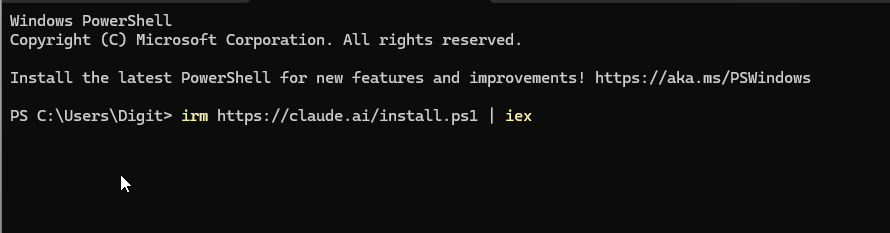 screenshot - install script again
