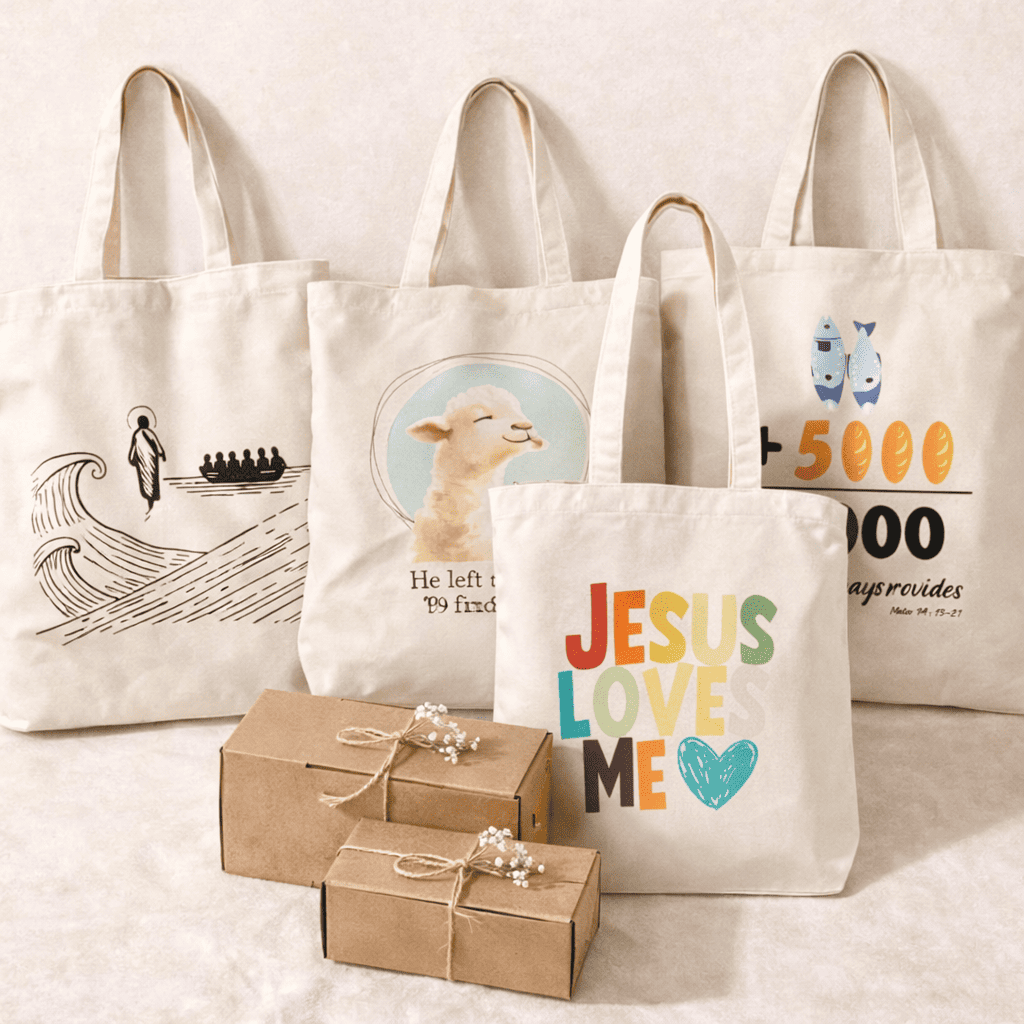 Tote bag de lienzo con frase estampada, ideal para uso diario o regalo