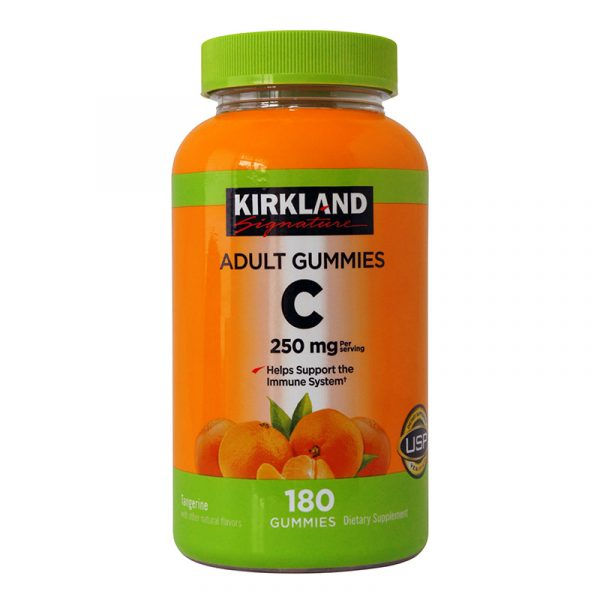 Vitamina C 250 mg x 180 Gomitas – KIRKLAND