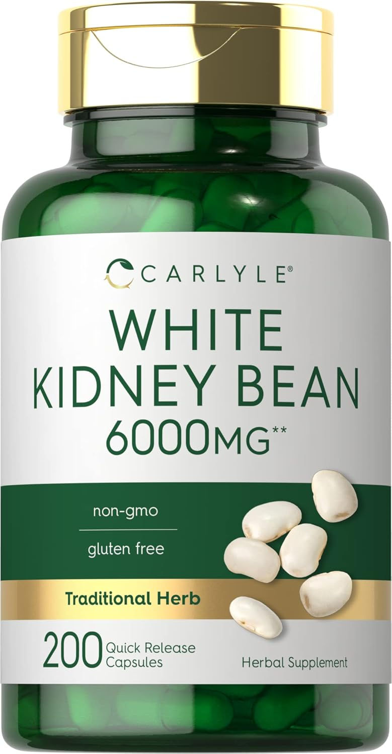 White Kidney Bean "bloqueador De Carbos" 6.000 mg x 200 Cápsulas – CARLYLE