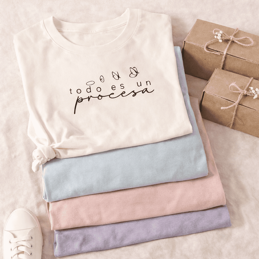 Camiseta estampada con frase inspiradora, uso diario o regalo