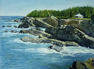 pastel by Eric Vogel. _This latest painting, entitled “Shore Acres View”.jpeg