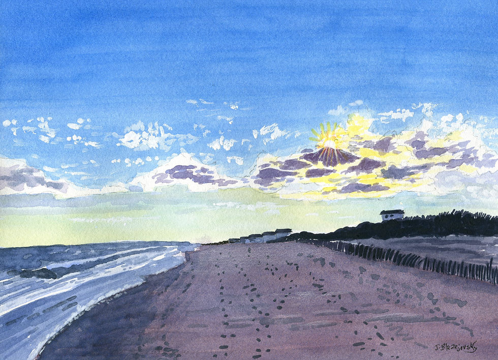 Charlestown Beach Sunset