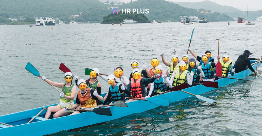 Corporate dragon boat team building activity in Hong Kong by HR Plus