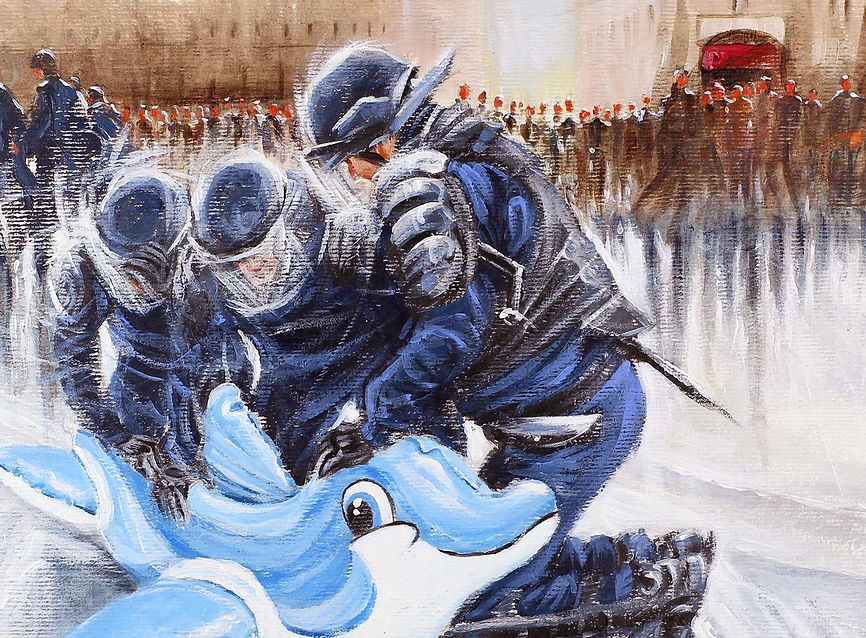 A Prisão do Golfinho Inflável detalhe1 (