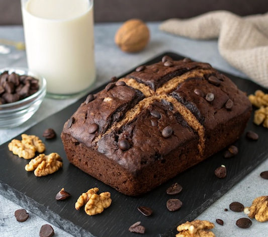 Chocolate Whole Nut Bar Soda Bread