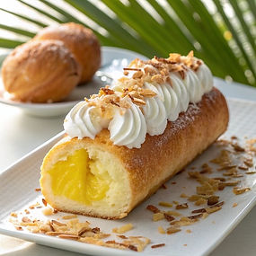 Pina Colada Iced Buns