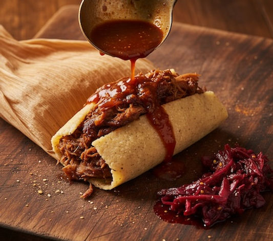 Pig Face Stuffed Tamal