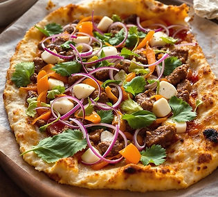 Scallion Pancake Pizza
