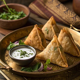 Traditional Indian Samosas