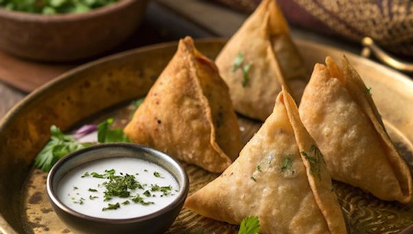 Traditional Indian Samosas
