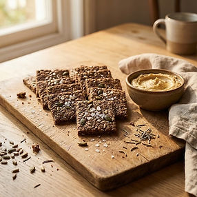 Pumpkin and Sunflower Seed Crackers