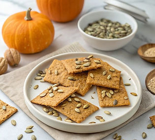 Pumpkin and Sunflower Seed Crackers