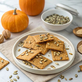 Pumpkin and Sunflower Seed Crackers