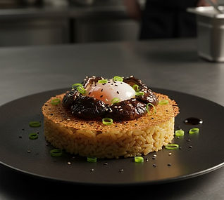 Hoppin' John with Cured Egg Yolk