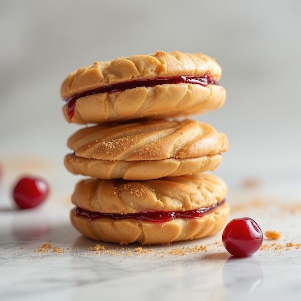 Peanut Butter and Jelly Viennese Whirls