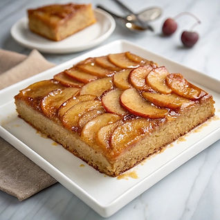 Toffee Apple Upside Down Cake
