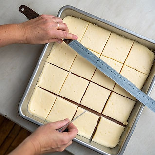 Achieving Clean, Identical Traybake Slices