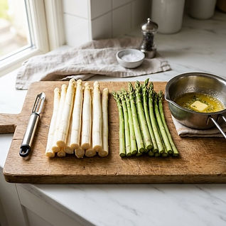 White vs Green Asparagus